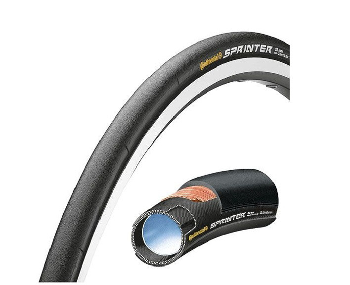 TUBULAR CONTINENTAL SPRINTER 25MM NEGRO