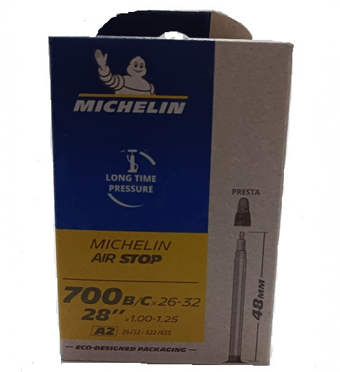 CAMARA MICHELIN AIRSTOP 700X26/32 PRESTA 48