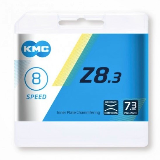 CADENA KMC Z8.3 PLATA/GRIS 114L