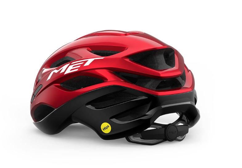 CASCO MET ESTRO MIPS ROJO/NEGRO M