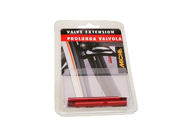 PROLONGADORES VALVULA MICHE 40MM ROJO C/VIBRAST