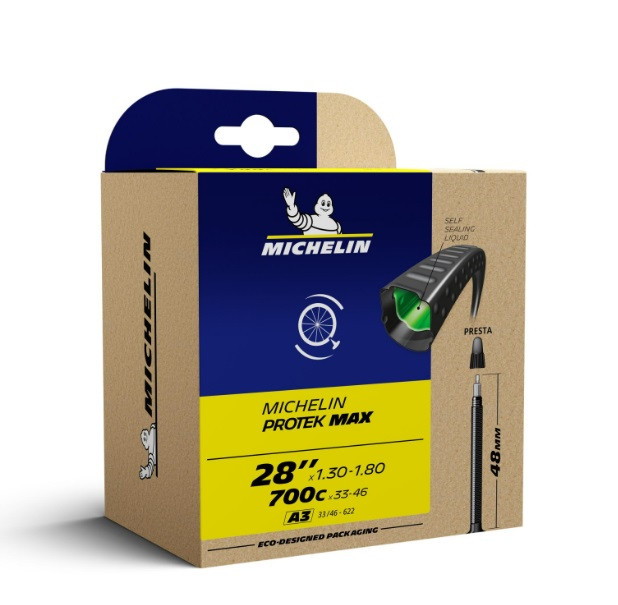 CAMARA MICHELIN PROTEK MAX 700X33/46 PRESTA 48MM