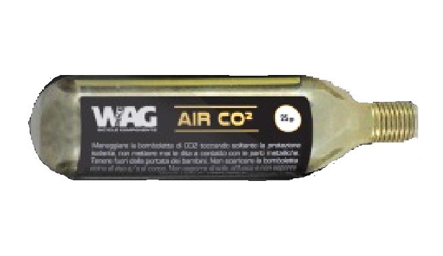 BOMBONA CO2 WAG 25 GRS UNIDAD