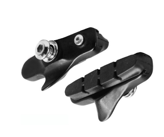 PORTAZAPATAS Y ZAPATAS ALLIGATOR SHIMANO NEGRO PAR