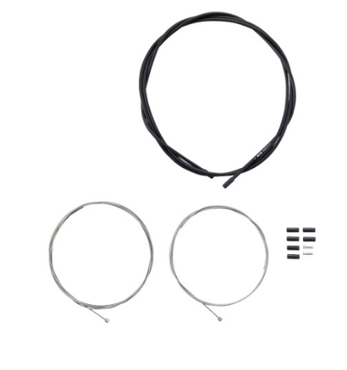 KIT CABLES/FUNDAS CAMBIOS SHIMANO CAR.ACERO