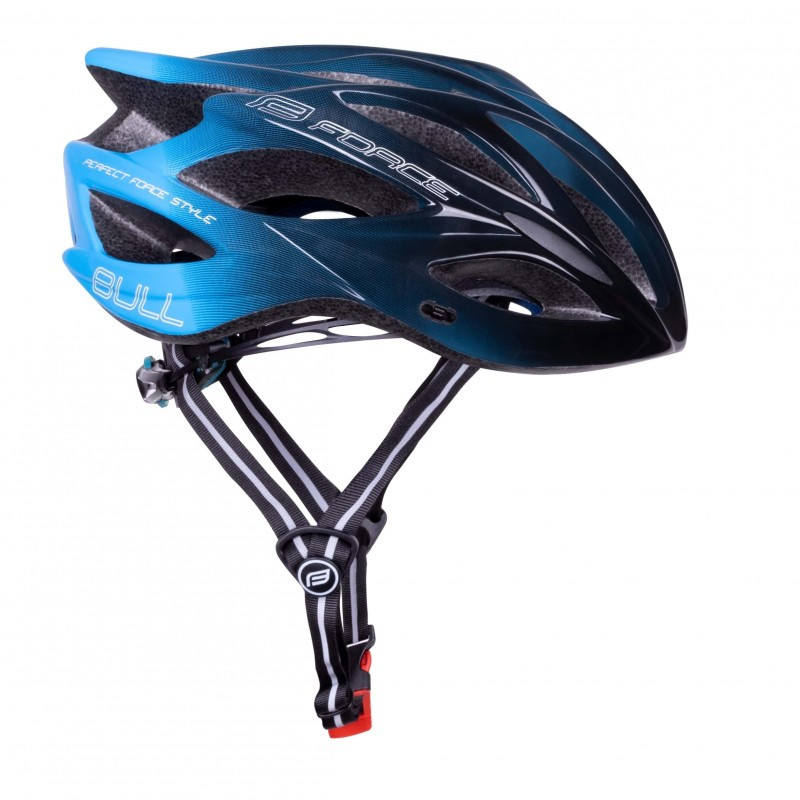 CASCO FORCE BULL HUE NEGRO/AZUL S/M 54/58