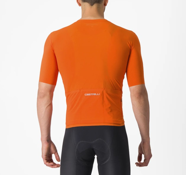 MAILLOT CASTELLI M/C PREMIO BLACK NARANJA M