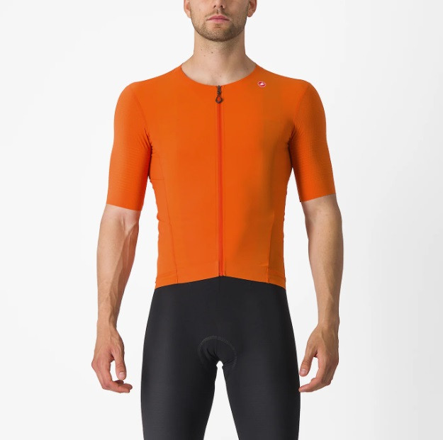 MAILLOT CASTELLI M/C PREMIO BLACK NARANJA M