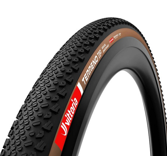 CUBIERTA VITTORIA TERRENO T50 MIXED GRAVEL ENDURANCE 700X40 TLR MARRON