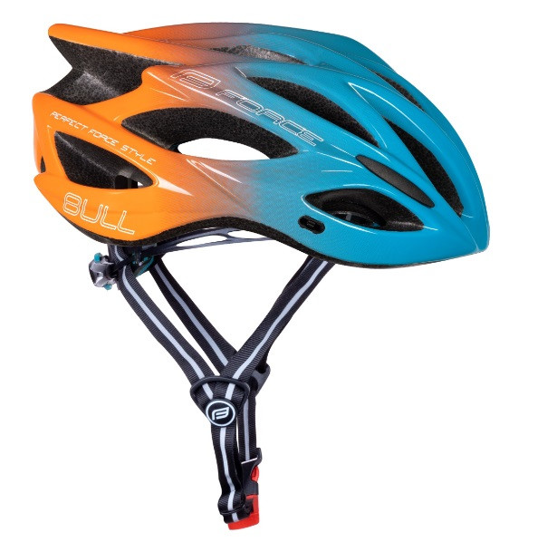 CASCO FORCE BULL HUE AZUL/NARAN M 54/58