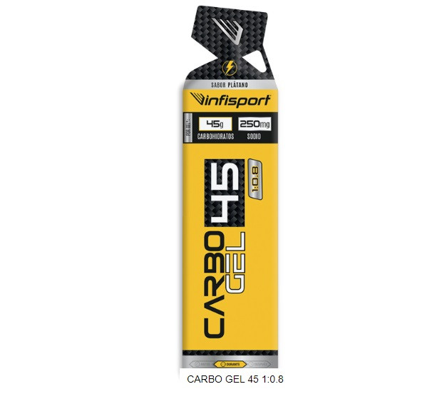 INFISPORT CARBO GEL 45 PLATANO