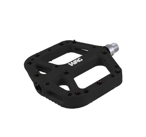 JGO.PEDALES WAG FLAT RESINA NEGRO