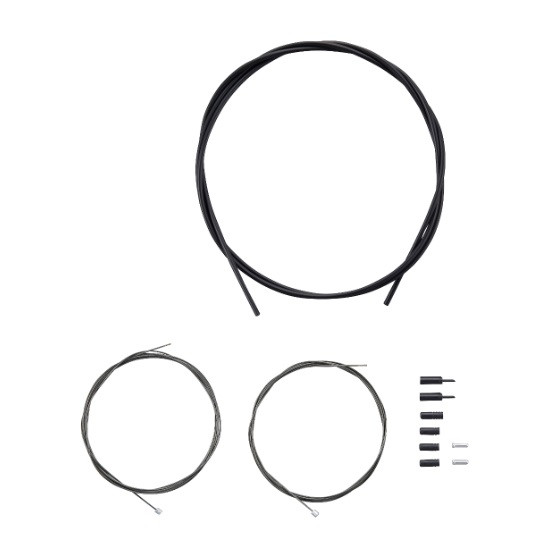 KIT CABLES/FUNDAS CAMBIOS SHIMANO CARRETERA OPTISLICK