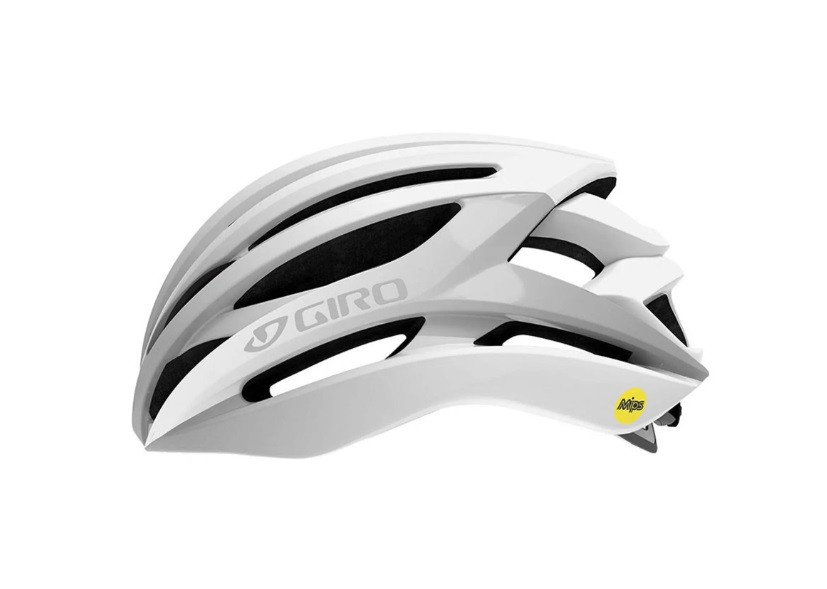 CASCO GIRO SYNTAX MIPS 2025 BLANCO/PLATA M