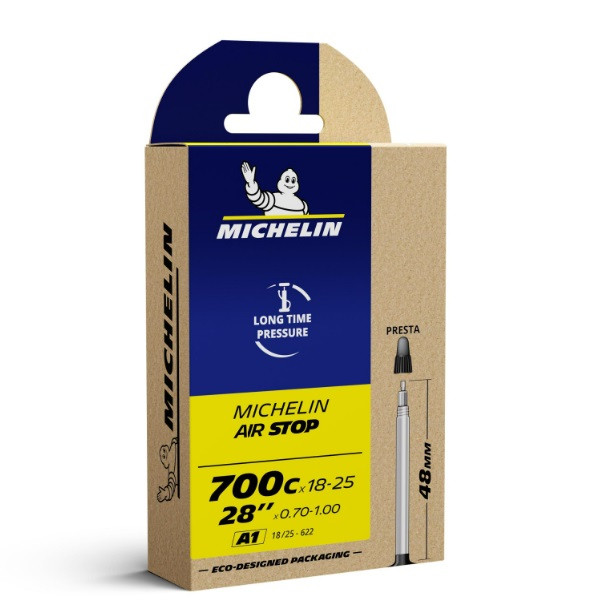CAMARA MICHELIN AIRSTOP 700X18/25 48MM PRESTA
