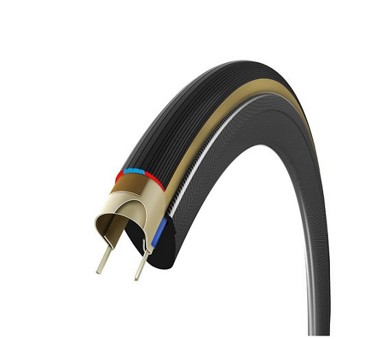 CUBIERTA VITTORIA CORSA PRO 700X28 NEGRO/MARRON