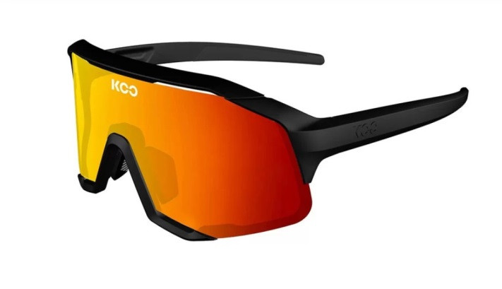 GAFAS KOO DEMOS NEGRO LENTE ROJO ESPEJO