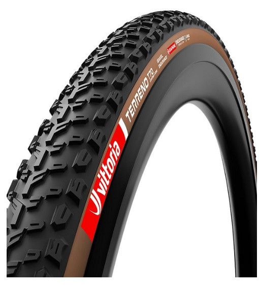 CUBIERTA VITTORIA TERRENO T70 COARSE LOOSE GRAVEL 700X40 TLR MARRON