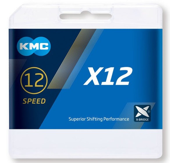 CADENA KMC X12 PLATA/NEGRO 126L