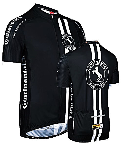 MAILLOT CONTINENTAL M/C NEGRO M
