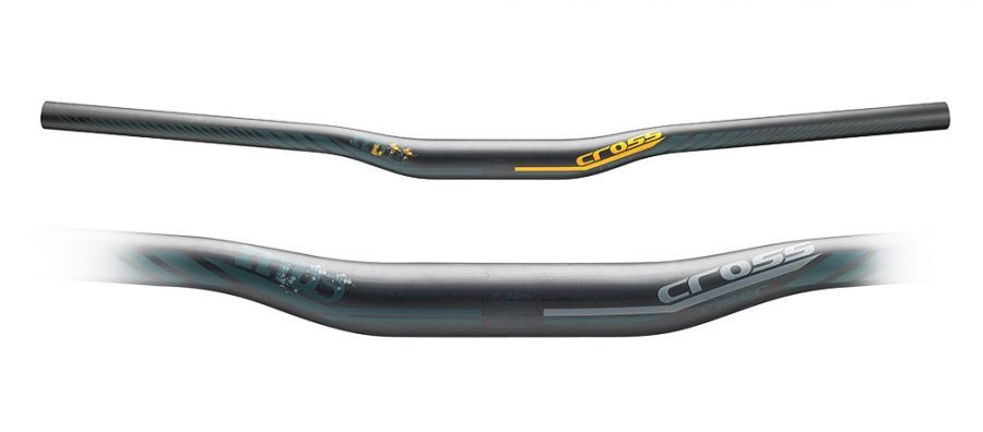 MANILLAR MUD CROSS RISER CARBON 700X15MM GREY