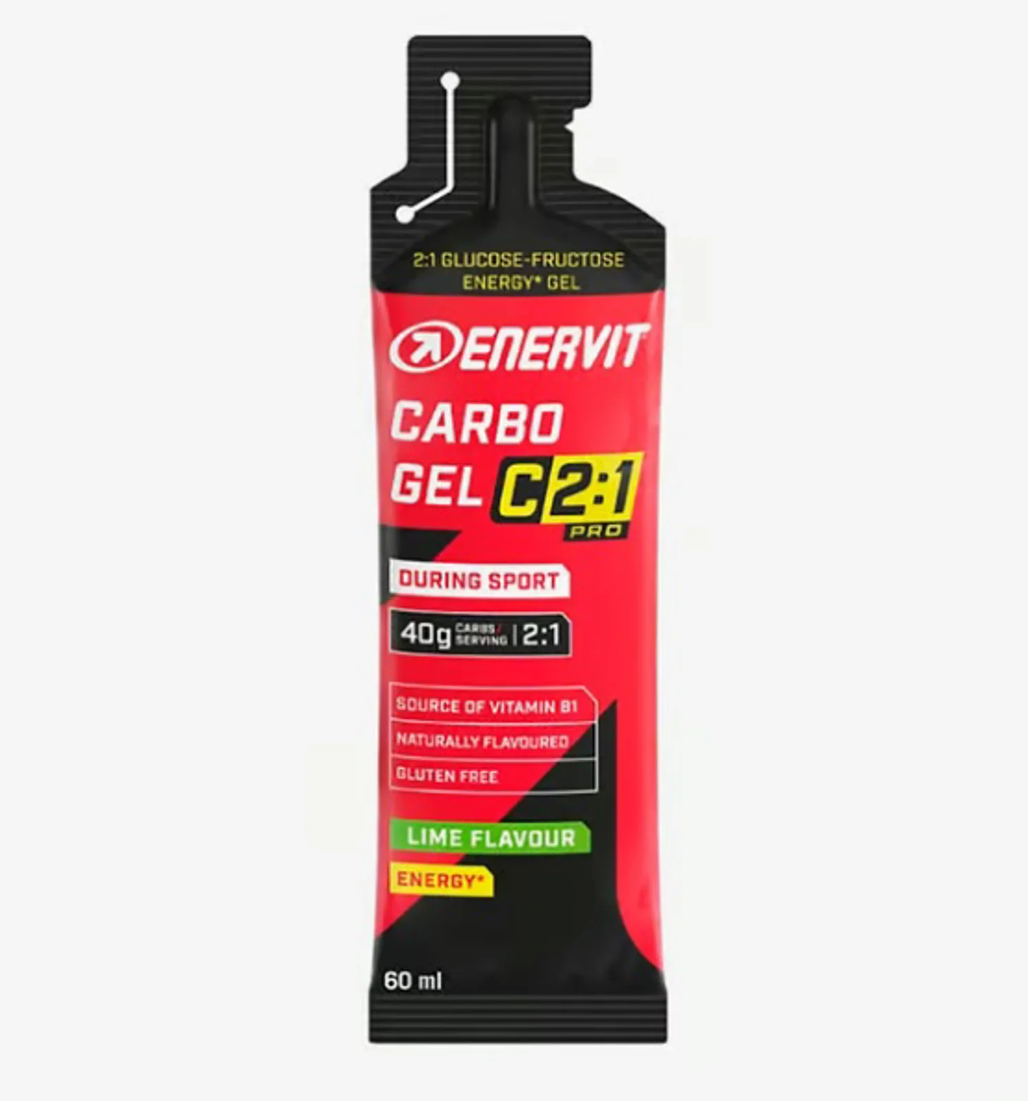 GEL ENERGÉTICO ENERVIT CARBO GEL C2:1 PRO LIMA 60ML