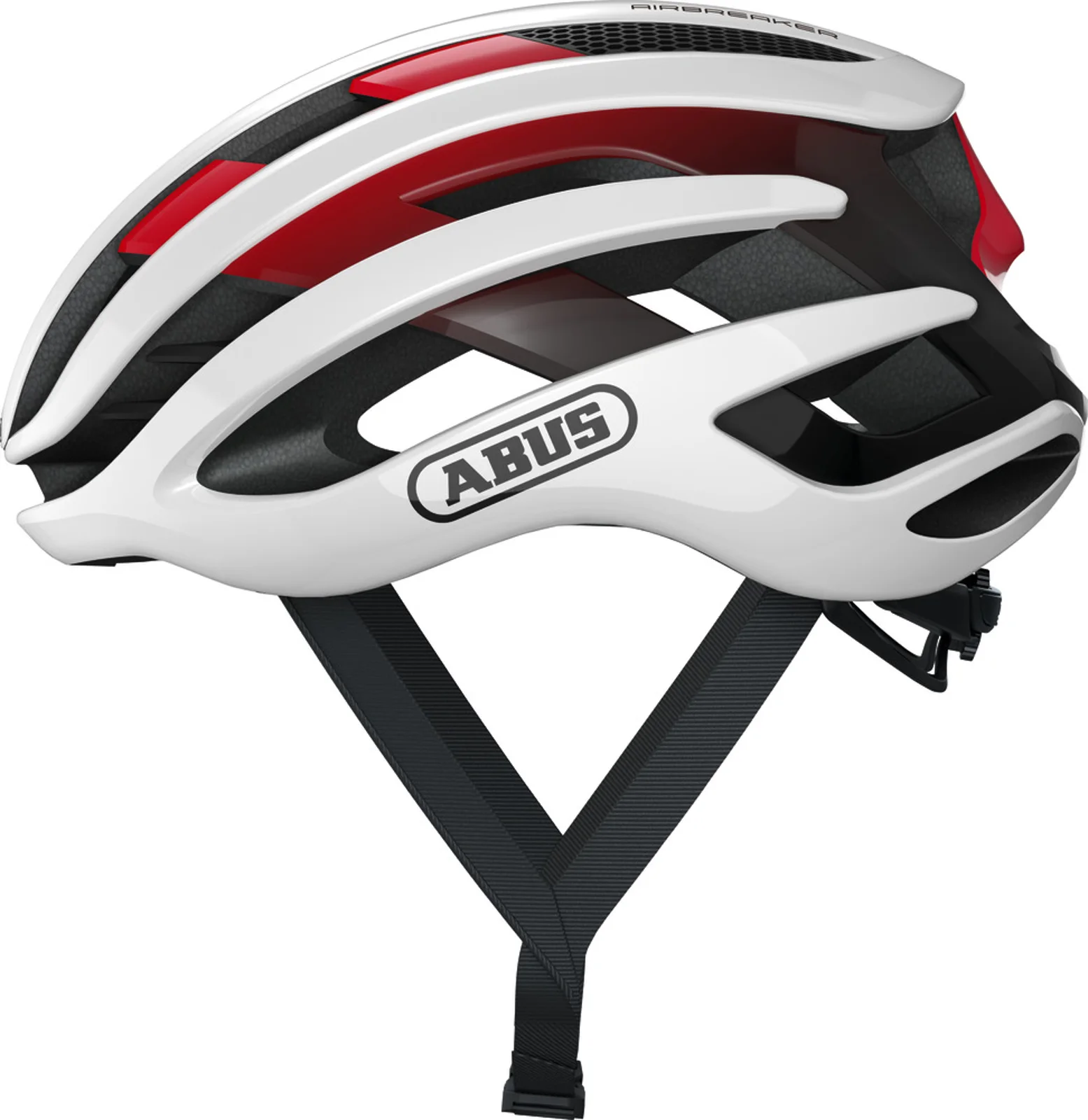 CASCO ABUS AIRBREAKER M BLANCO/ROJO