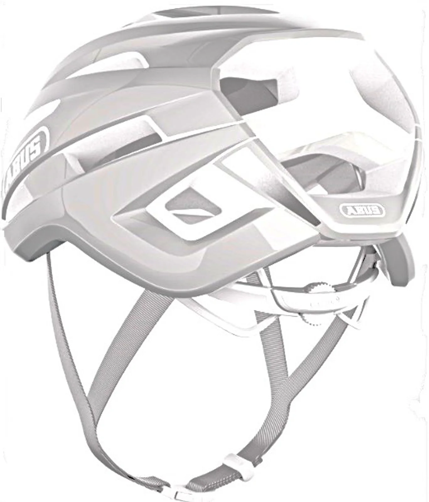 CASCO ABUS STORMCHASER ACE PURE GREY L