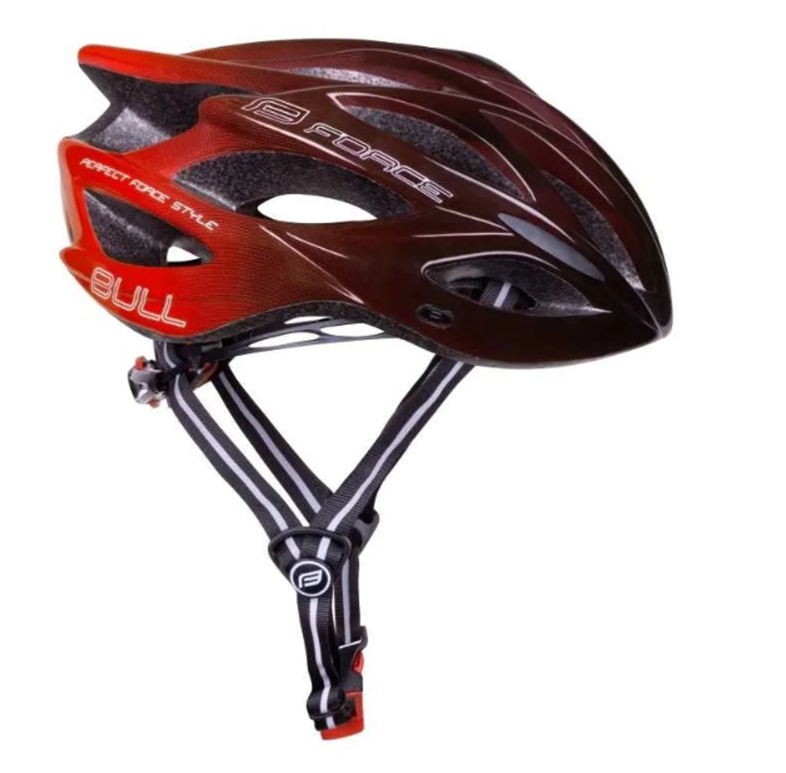 CASCO FORCE BULL HUE NEGRO/ROJO L/XL