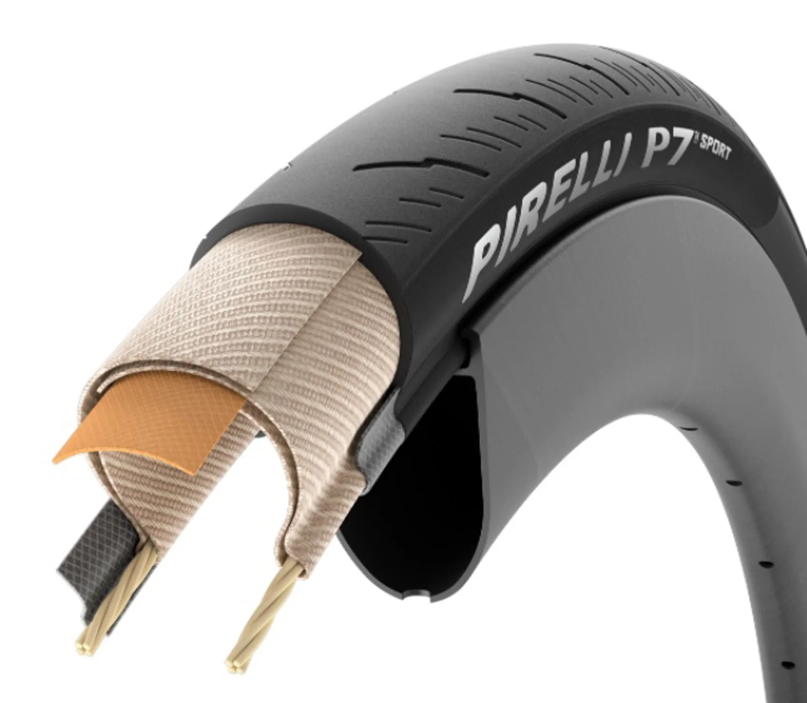 CUBIERTA PIRELLI P7 SPORT 700X26 NEGRO PLEGABLE