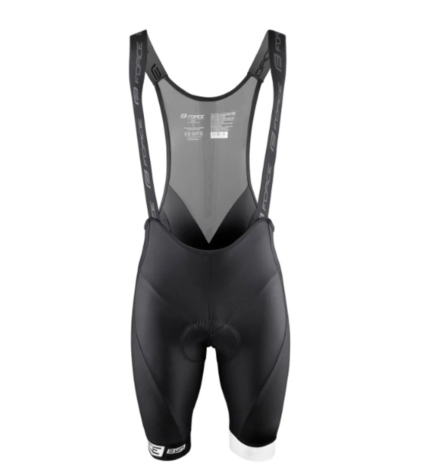CULOTTE FORCE CORTO FB51 NEGRO/BLANCO XL