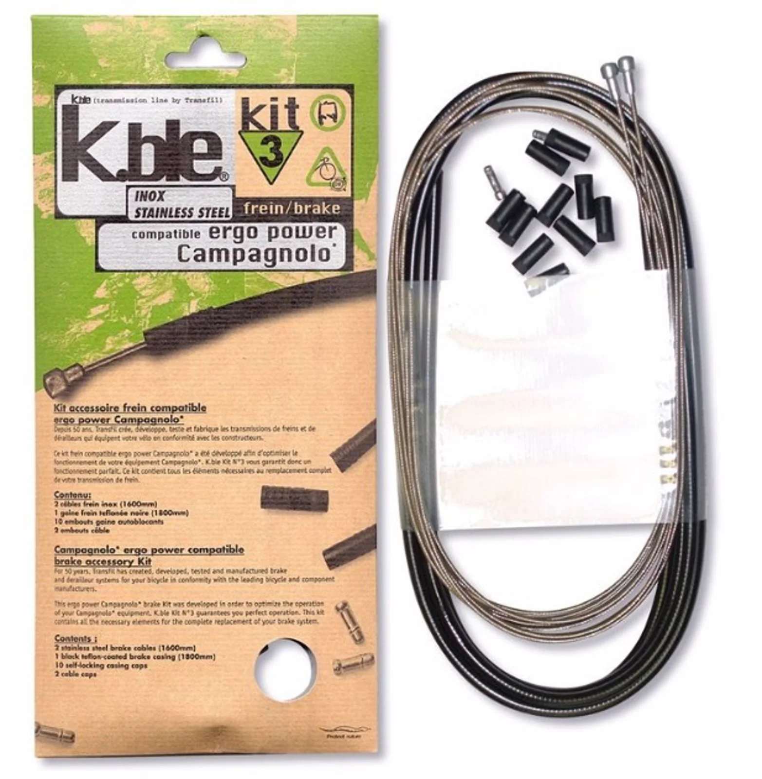 KIT CABLES Y FUNDAS FRENOS KBLE CAMPAGNOLO