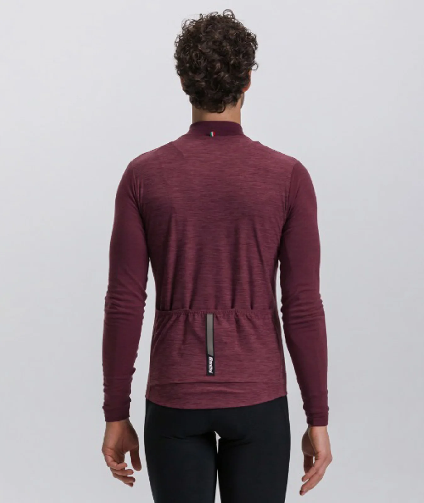MAILLOT SANTINI M/L PURE BURGUNDY M