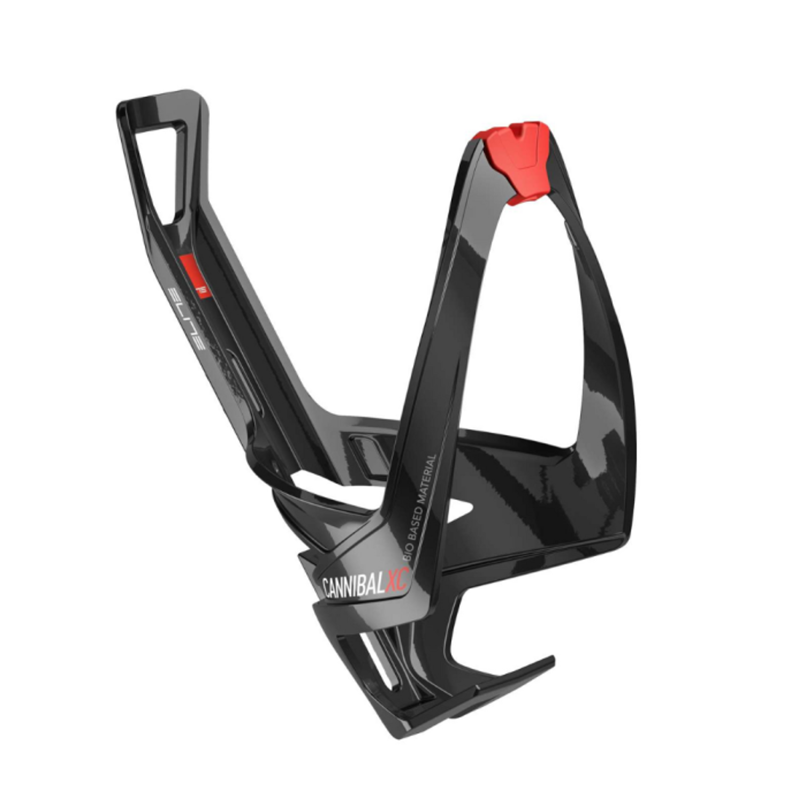 PORTABIDON ELITE CANNIBAL NEGRO BRILLO/ROJO