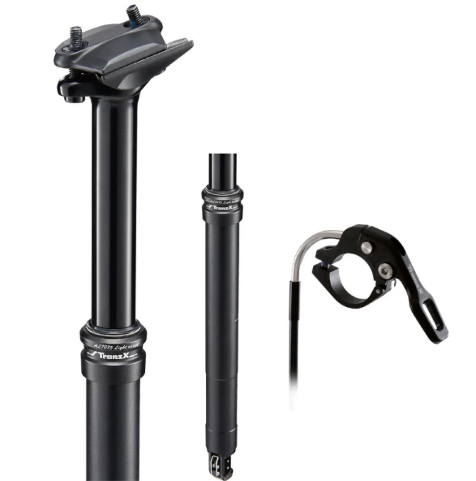 TIJA SILLIN TRANZ-X TELESCOPICA CABLE INTERNO RECORRIDO 90 MM 27,2X377 SB0