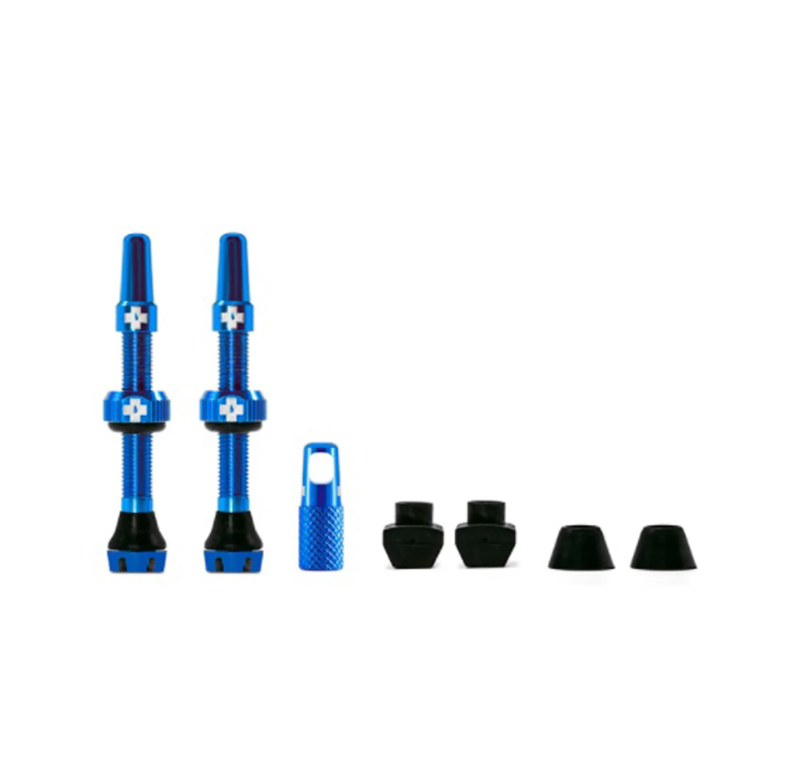 VALVULAS TUBELESS MUC-OFF V2 ALUMINIO 44MM AZUL