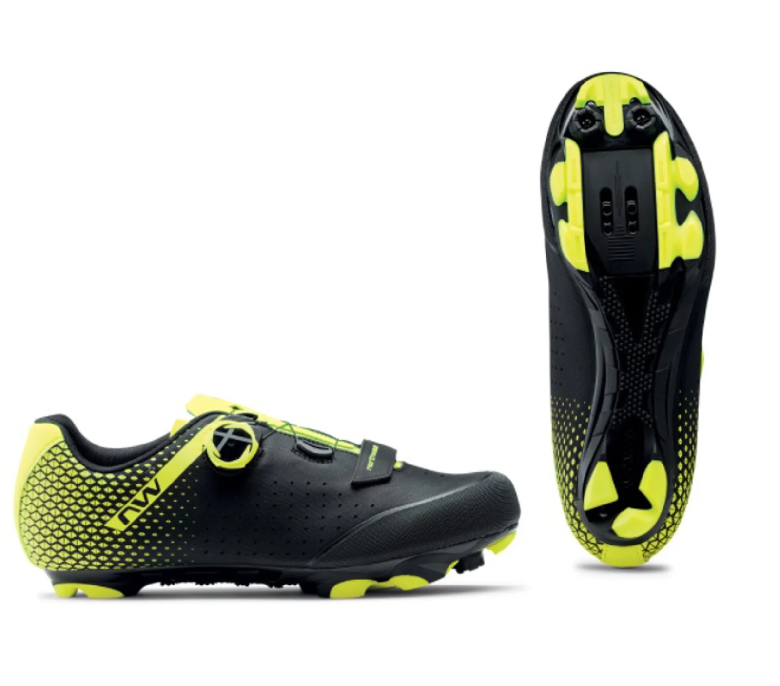 ZAPATILLAS NORTHWAVE ORIGIN PLUS 2 NEW 42 NEGRO/AMARILLO